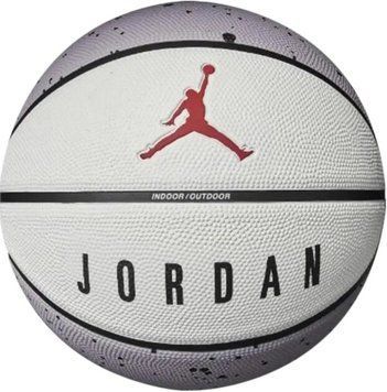 Мяч баскетбольный Nike JORDAN PLAYGROUND 2.0 8P DEFLATED CEMENT GREY/WHITE/BLACK/FIRE RED размер 7 J.100.8255.049.07 фото
