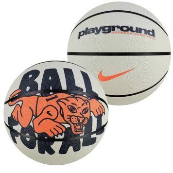Мяч баскетбольный Nike Everyday Playground 8P GRAPHIC DEFLATED light BONE/NAVY/BLACK/orange размер 6 N.100.4371.063.06 фото