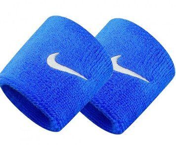 Напульсник Nike SWOOSH WRISTBANDS 2 PK синій N.NN.04.402.OS фото