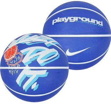 Мяч баскетбольный Nike Everyday Playground 8P GRAPHIC DEFLATED GRAPHIC синий размер 5 (Оригинал) N.100.4371.414.05 фото