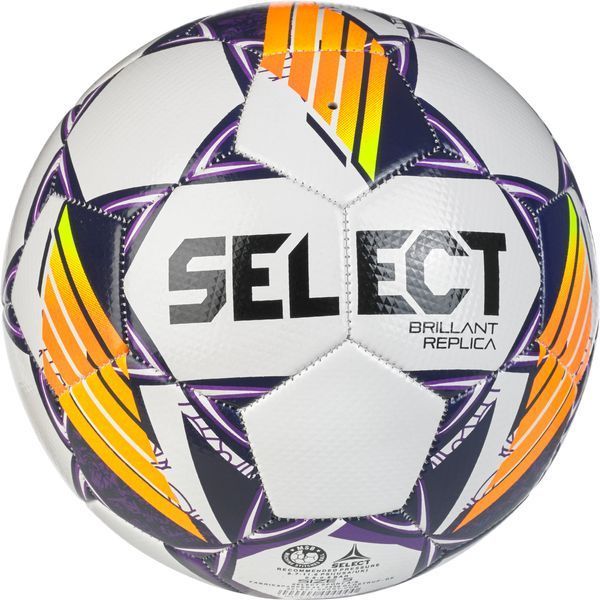 М'яч футбольний Select Brillant Replica v24 біло-фіолетовий розмір 5 099488-096 фото