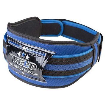 Пояс атлетический VELO Polyfoam 4" сине-черный, размер XL VLS-21XL фото