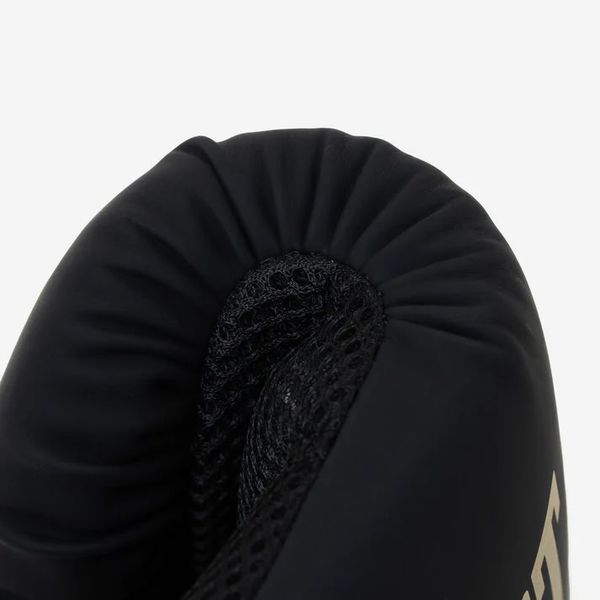 Боксерские перчатки Everlast CARDIO ELITE BAG GLOVES черно-золотые размеры S-XL P00003319 фото