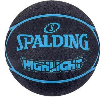 Мяч баскетбольный Spalding Highlight черно-синий размер 7 84356Z фото
