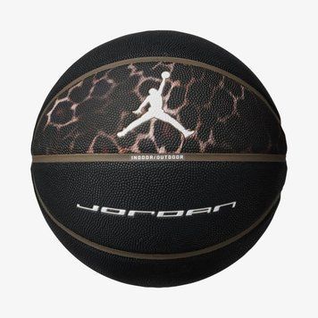 М'яч баскетбольний Nike JORDAN ULTIMATE 2.0 8P GRAPHIC DEFLATED BLACK/OLIVE GREY/WHITE розмір 7 J.100.8257.057.07 фото