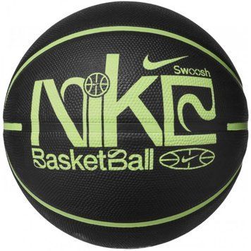 Мяч баскетбольный NIKE EVERYDAY PLAYGROUND 8P GRAPHIC DEFLATED BLACK/LIME BLAST/LIME BLAST размер 7 N.100.4371.060.07 фото