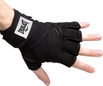Бинты-перчатки Everlast EVERGEL FASTWRAPS черный Уни размеры S-XL P00002027 фото