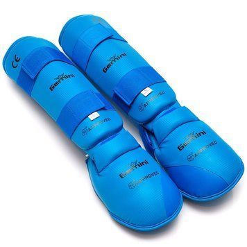 Захист гомілки та стопи для карате Gemini GO-2863-BL Синій GO-2863-BL фото