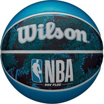 Мяч баскетбольный Wilson NBA DRV PLUS VIBE BSKT Black/Blue size 5 WZ3012602XB5 фото