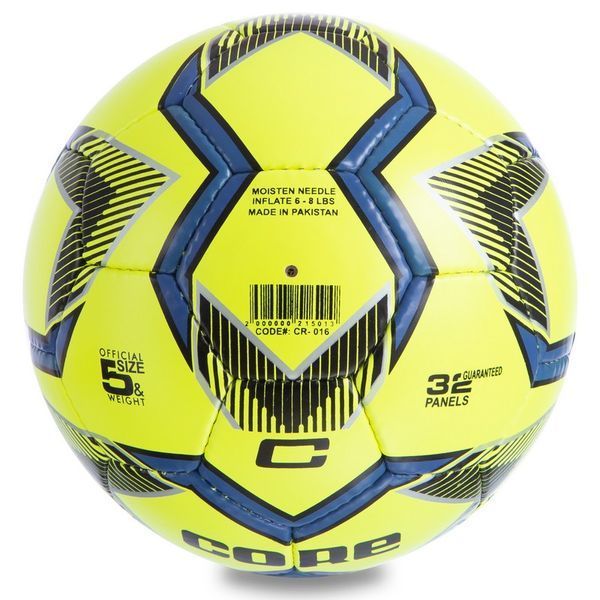 Мяч футбольный CORE HI VIS3000 CR-016 №5 PU CR-016 фото