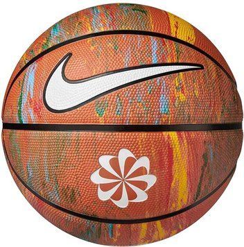 М'яч баскетбольний Nike EVERYDAY PLAYGROUND 8P NEXT NATURE DEFLATED MULTI/AMBER/BLACK/WHITE розмір 5 N.100.7037.987.05 фото