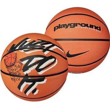 Мяч баскетбольный Nike Everyday Playground 8P GRAPHIC DEFLATED AMBER/WHITE/BLACK/BLACK размер 6 N.100.4371.877.06 фото