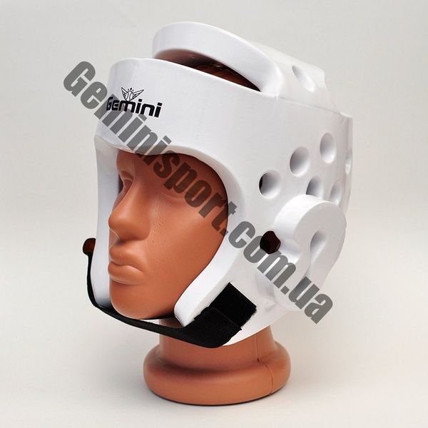Шолом захисний для тхеквондо WTF Gemini GS-3601 білий розміри S-XL GS-3601-S фото